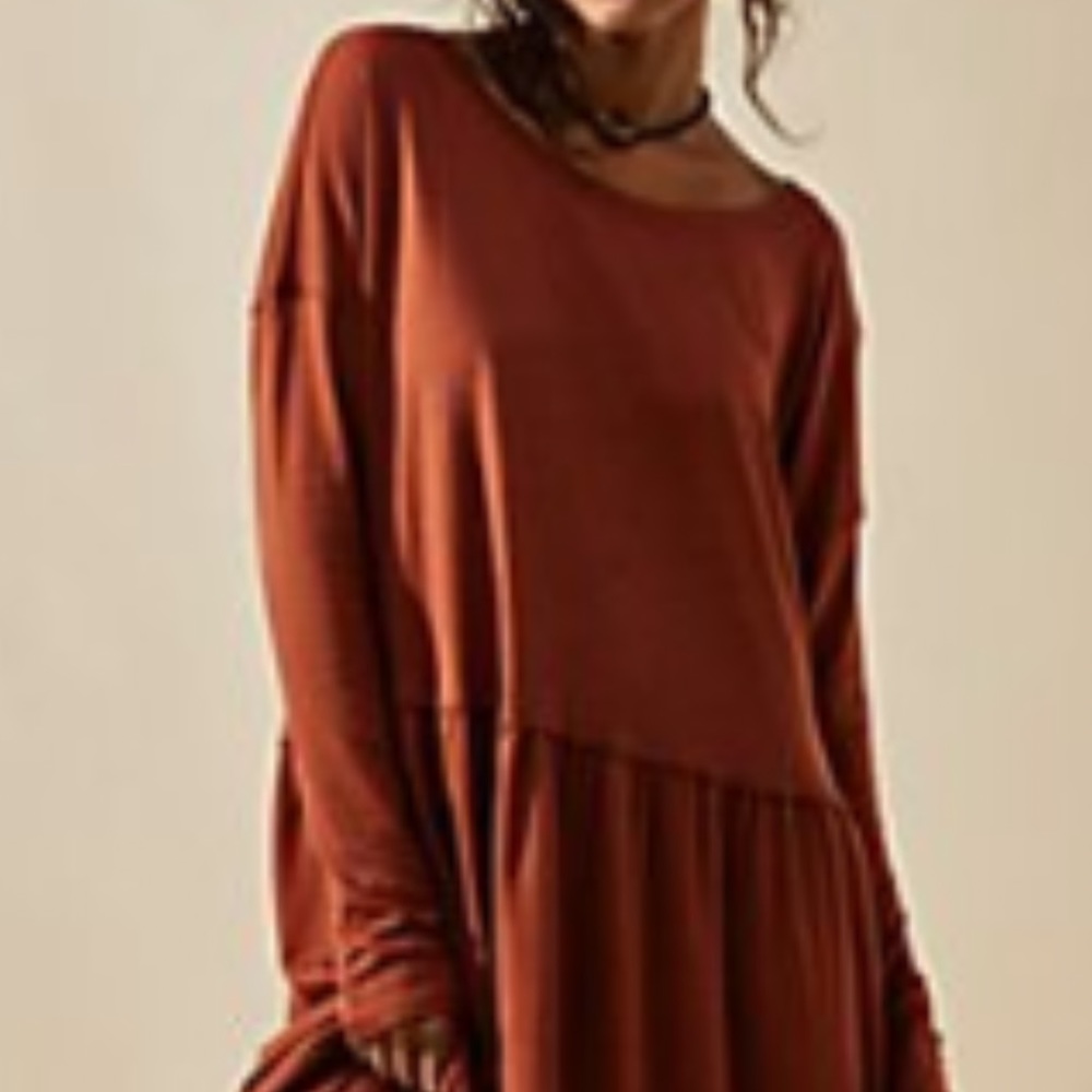 Free People Anytime Cotton Midi Dress